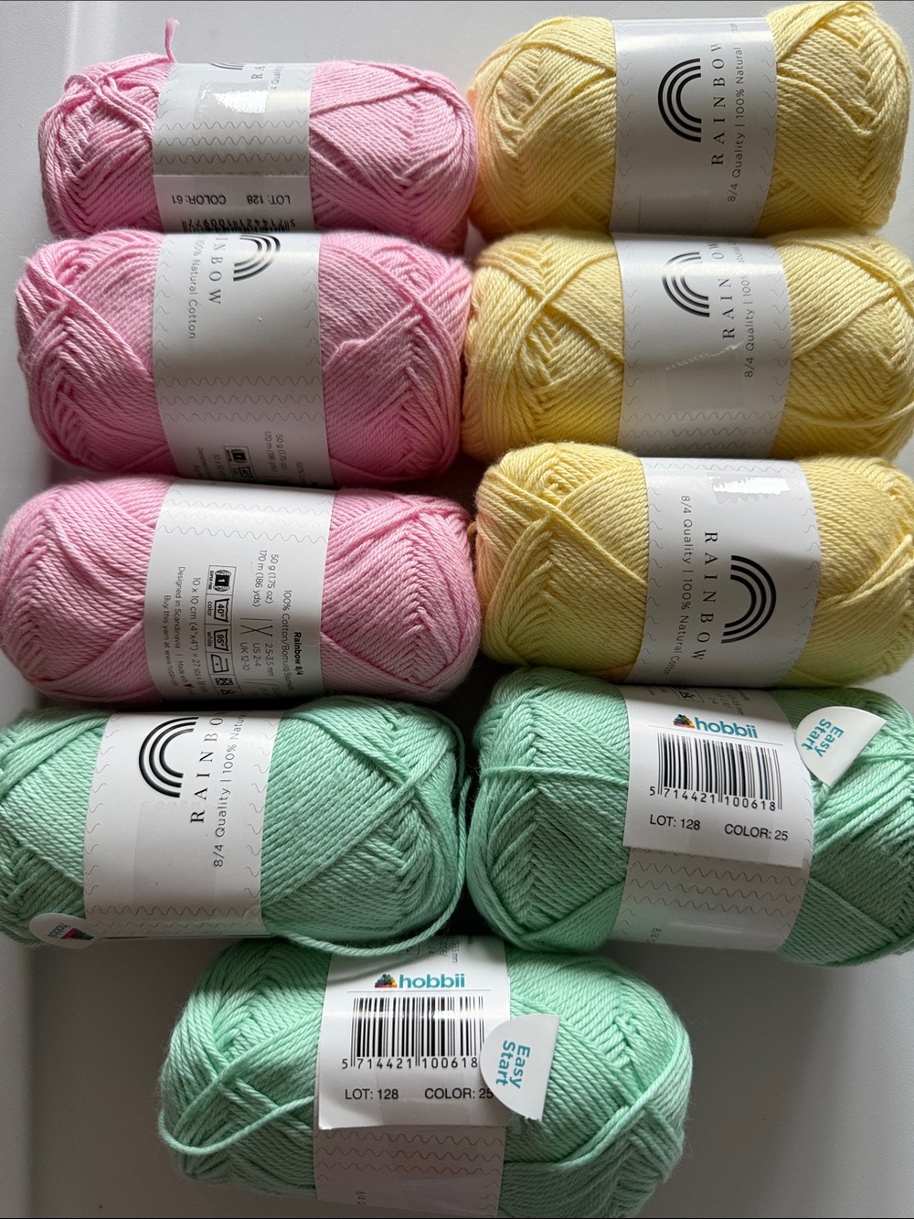 Hobbii Rainbow cotton